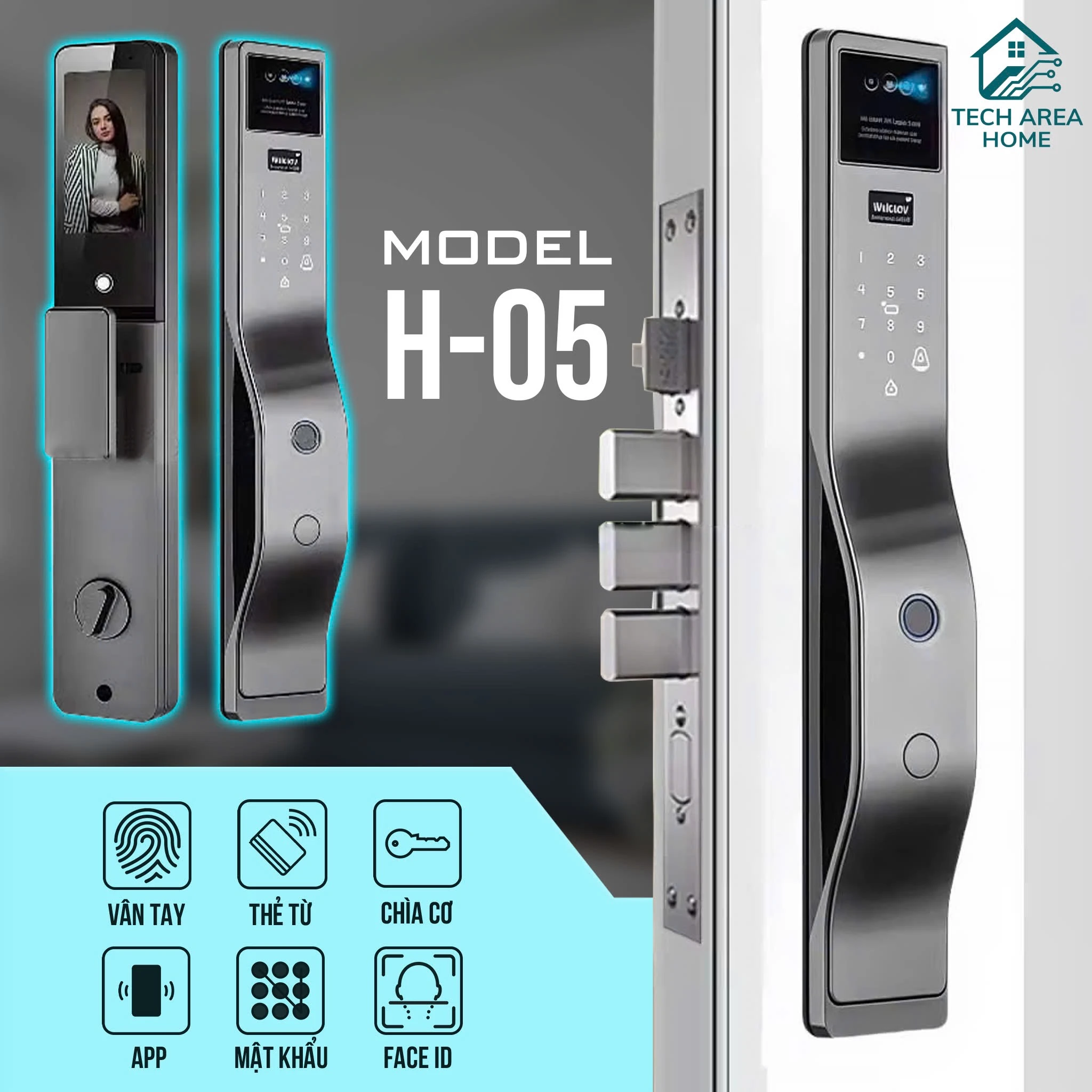 Khoá cửa Tech Area Home Model H-05