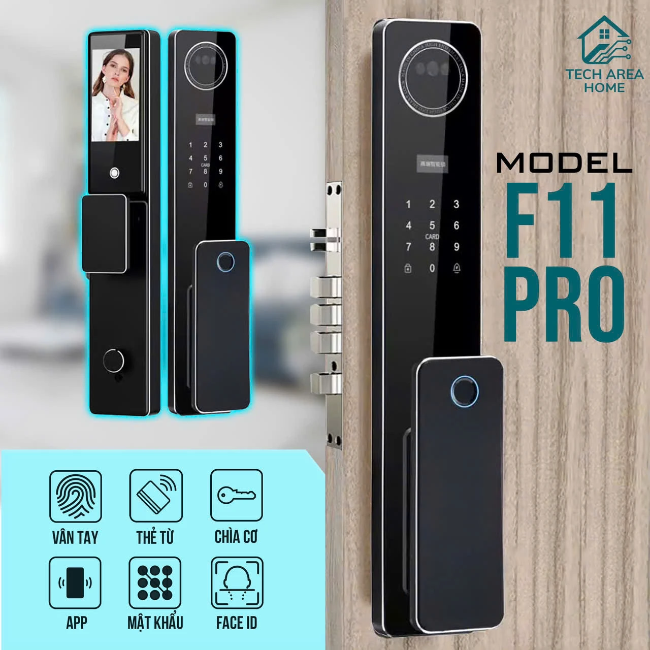 Khoá cửa Tech Area Home Model F11 Pro