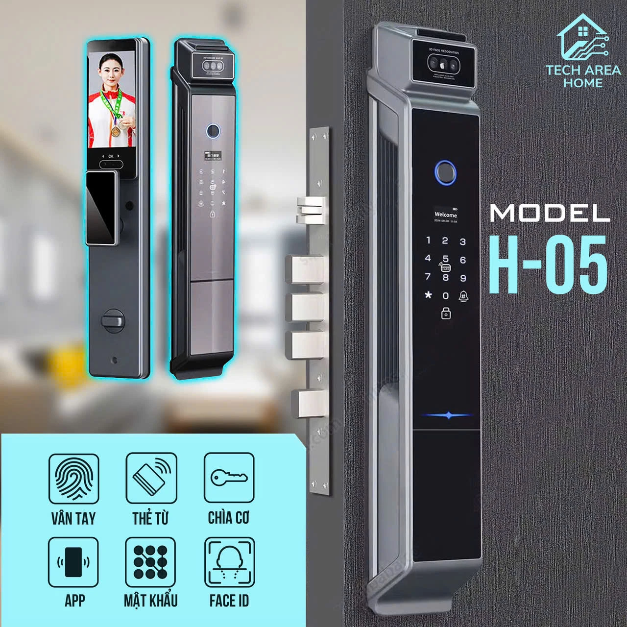 Khoá cửa Tech Area Home Model H-05