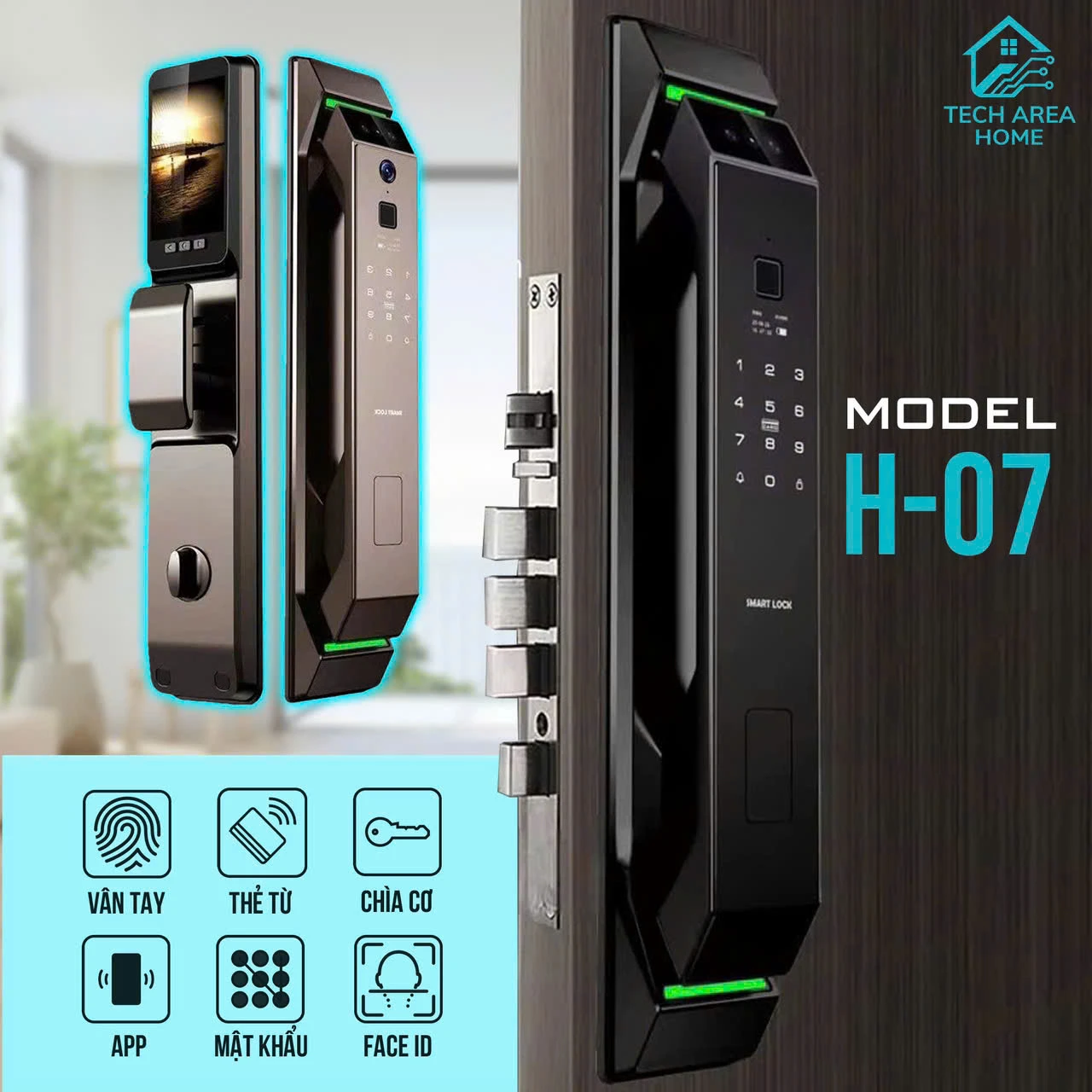 Khoá cửa Tech Area Home Model H-07