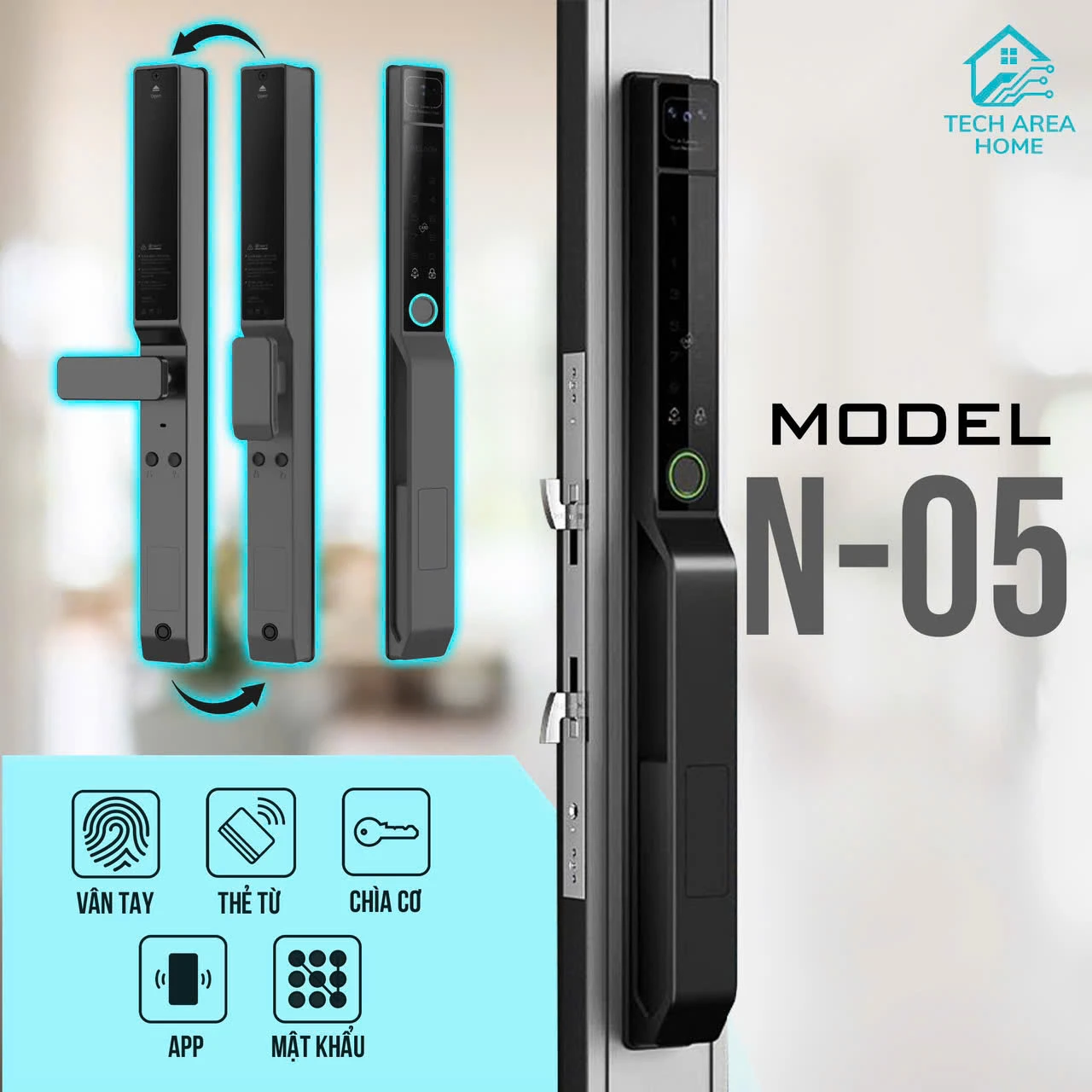 Khoá cửa Tech Area Home Model N05